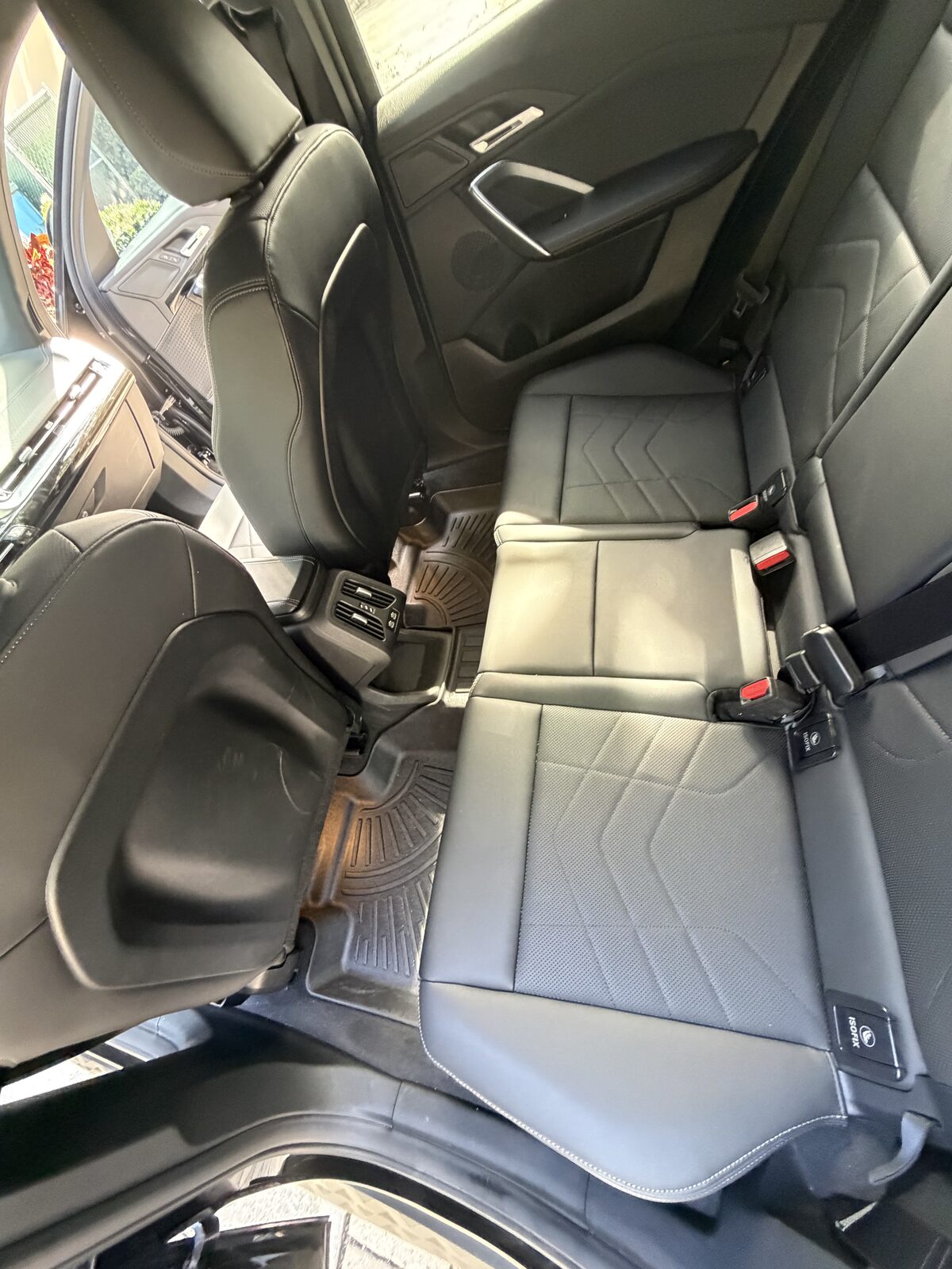 BMW — rear seats deep cleaned and conditioned